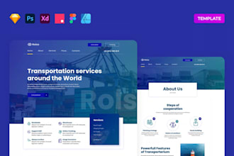 design company profile logistics freight forwarding business profile booklet