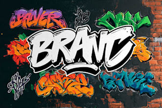 create custom graffiti art designs murals and wall arts