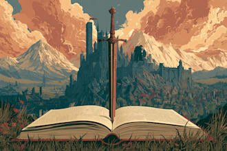 design a custom fantasy book cover