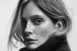 create detailed charcoal sketches with realistic shading