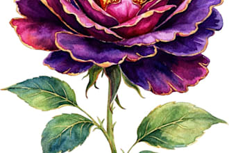 draw botanical illustrations of flowers
