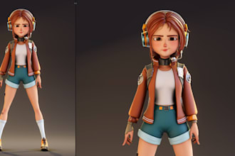 create custom, 3d character for reallusion, cc4, cc5, and iclone
