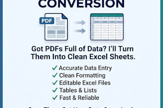 convert pdf to excel