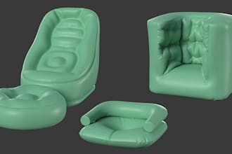 create realistic 3d soft fabric and textile assets