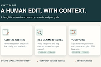 edit, fact check, and rewrite ai generated content naturally