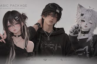 create custom stylized 3d props and accessories for vrchat