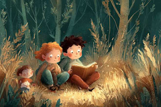 draw unique and fun children book illustrations