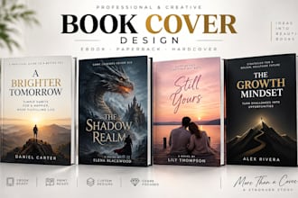 design a professional book cover for paperback, ebook, and hardcover