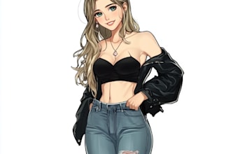 draw anime art illustration
