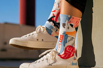 design custom and unique socks design