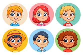 draw cartoon profile picture avatars for any social media