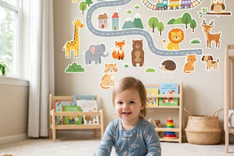 playroom wall stickers for kids