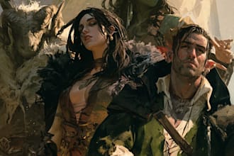create cinematic dnd character portraits and illustrations