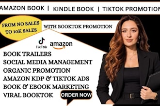 booktok book promotion ebook marketing amazon KDP ads booktok author SMM