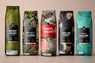 modern and professional packaging design