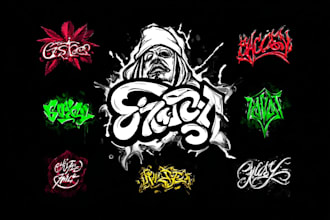 design personalized graffiti tags and street art logo