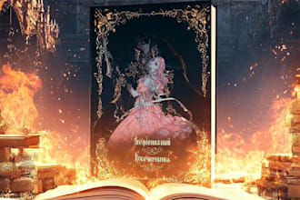 design stunning fantasy book cover art book design,