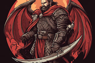 create a fantasy game logo