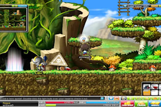 develop, customize your maplestory private server v83 v95 v117 v176, game server
