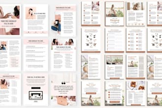 design canva instagram growth ebook guide social media post lead magnet workbook
