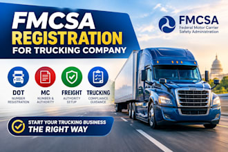 do fmcsa registration, dot mc number, freight authority and trucking compliance