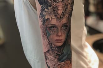 draw custom tribal tattoo designs and tattoo illustrations