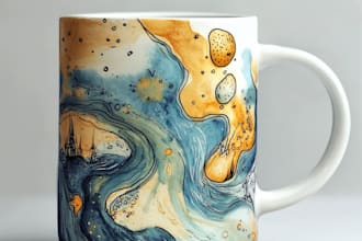 make brilliant mug, tumbler design