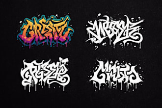 custom graffiti design for your logo