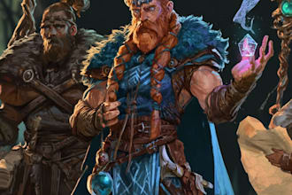 dnd character art and dnd character art
