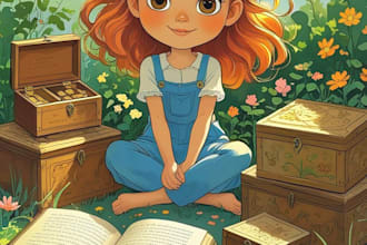 children book illustration and children book illustration