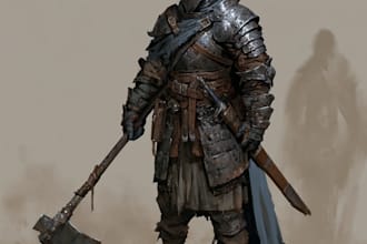 character concept art and character design