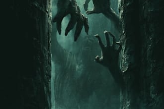 create a dark, horror, underground art illustration