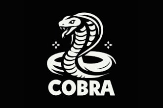 design  high  quality  snake  logo  and  serpent  mascot