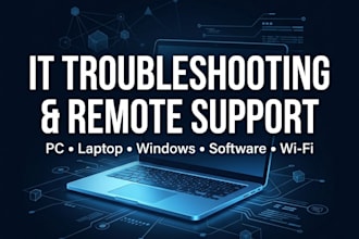 provide remote IT support and troubleshoot windows PC issues