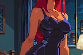 create custom ai anime pixel art characters and portraits