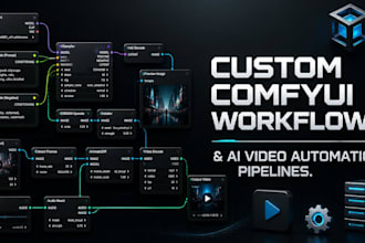 create custom comfyui workflows and ai video automation pipelines