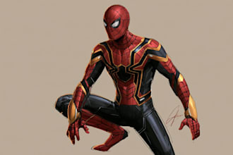 create comic book and custom illustration