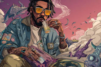 design a professional album cover