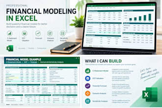 create a professional financial model in excel