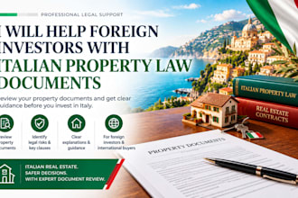 help foreign investors with italian property law documents