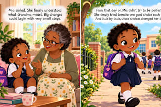 be your children book writer, editor, format kids picture book