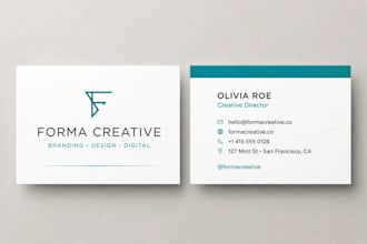 design modern business card food menu poster and social media thumbnail