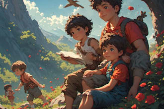 create creative children book covers