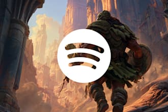 create professional cinematic fantasy album artwork