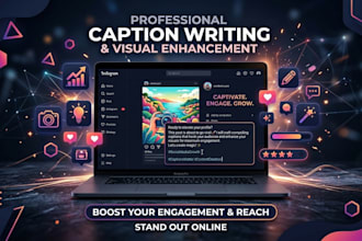 write creative and aesthetic captions for your instagram posts