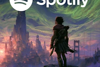 create fantasy album cover art for spotify and streaming
