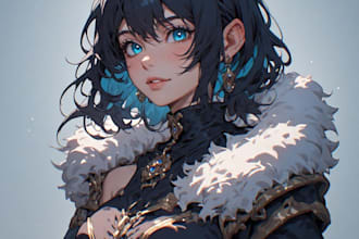 make unique  fantasy charecter design