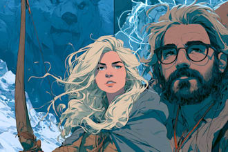 create cinematic fantasy illustrations and concept art