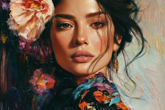 do a digital oil painting portrait or avatar from your