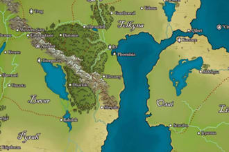draw fantasy map for your rpg dnd 4k with inkarnate map illustration map